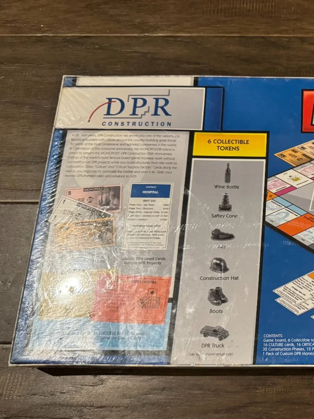 Monopoly DPR Construction 25th Anniversary Edition Collectibl Factory Sealed NEW